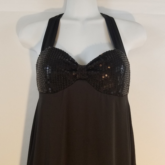 CHARLOTTE RUSSE Dress Party Cocktail Prom Halter S - Picture 5 of 6